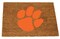 The Memory Company NCAA Clemson Tigers Logo Rectangular Coir Door Mat 29.5" x 19.5"